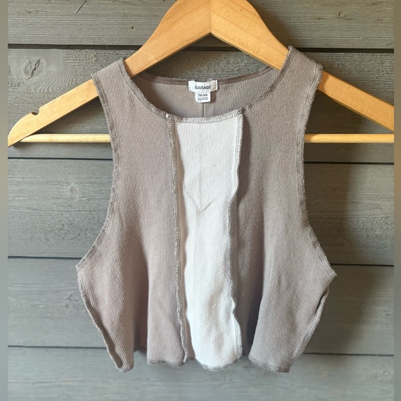 Garage Women's Crop Tank Top - Picture 1 of 5